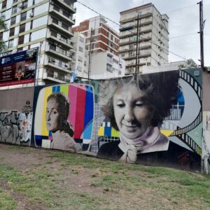 Mural de Norma Aleandro y Tita Merello