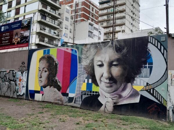 Mural de Norma Aleandro y Tita Merello