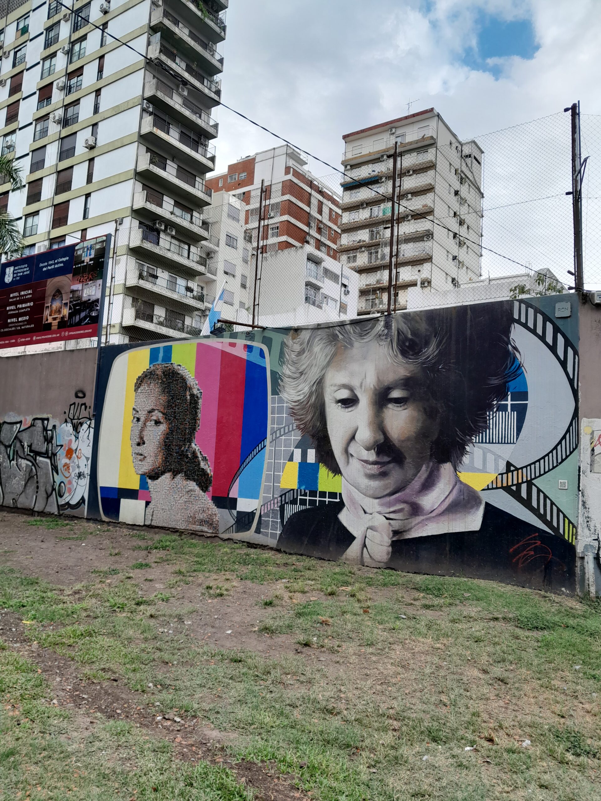 Mural de Norma Aleandro y Tita Merello